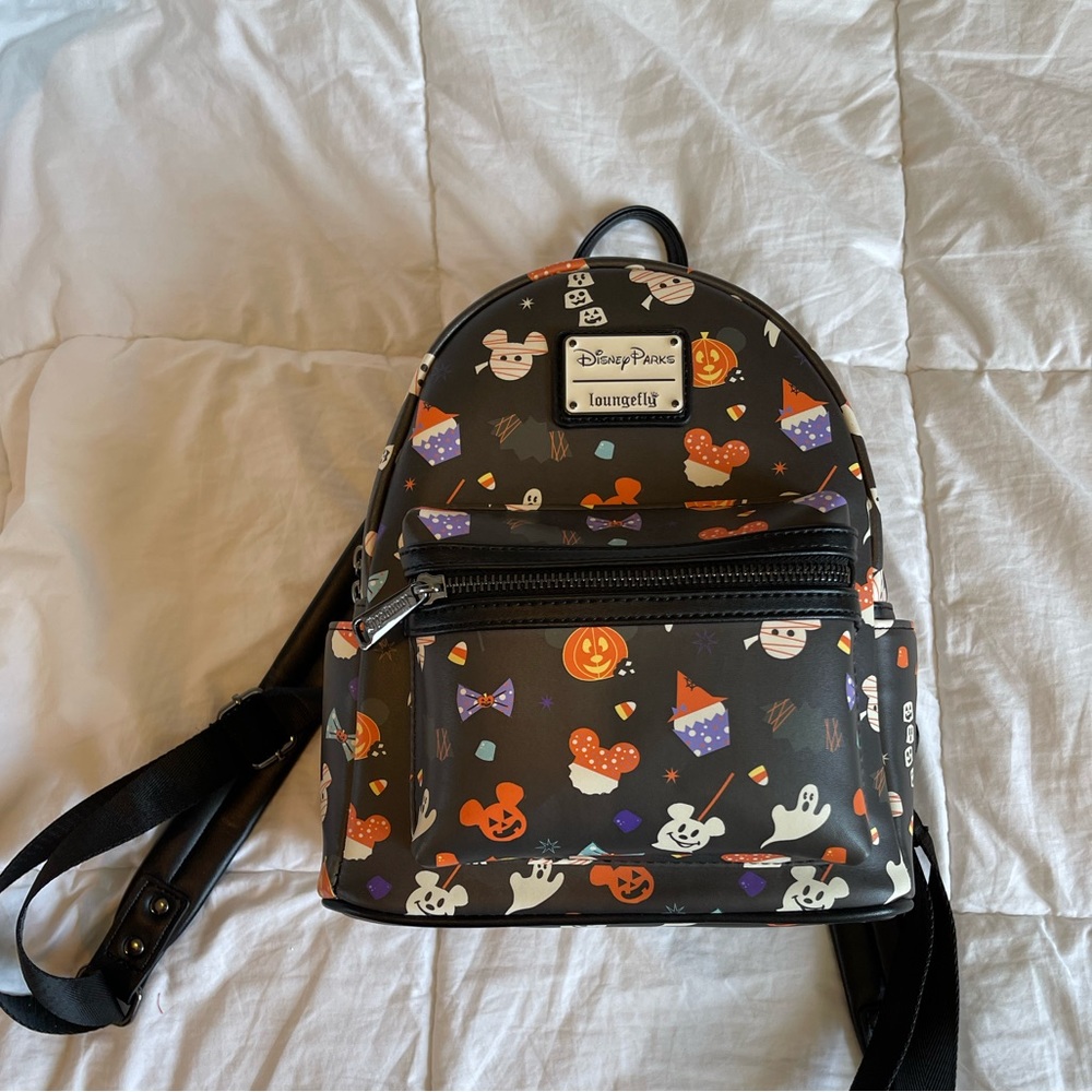 Disney Halloween Mickey Snacks Treats Mini Loungefly Backpack